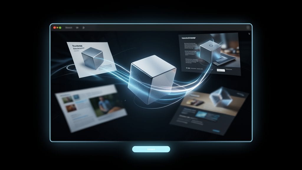 3D Scene Transition Effects Template