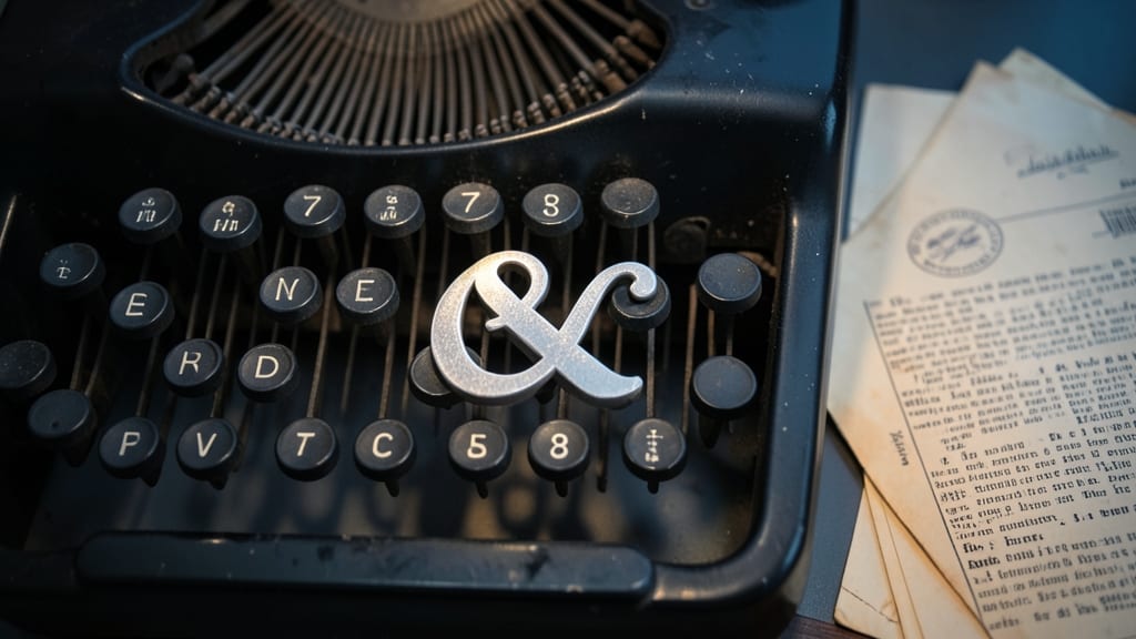 Ampersand & for Legal and Formal Documents