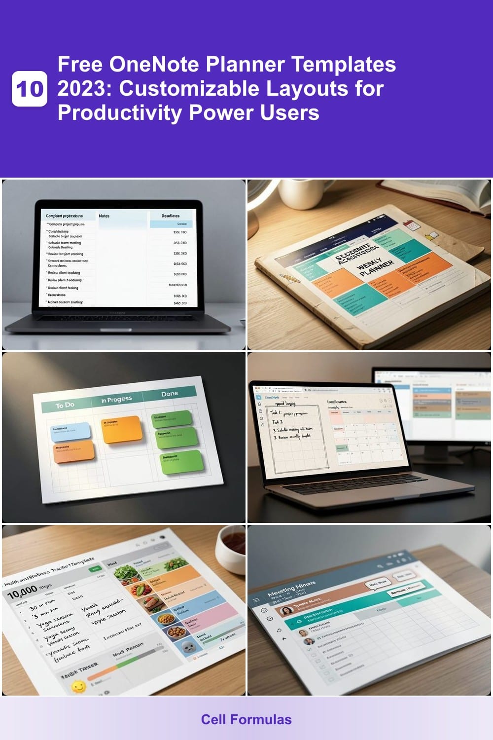 10 Free OneNote Planner Templates 2023: Customizable Layouts for Productivity Power Users